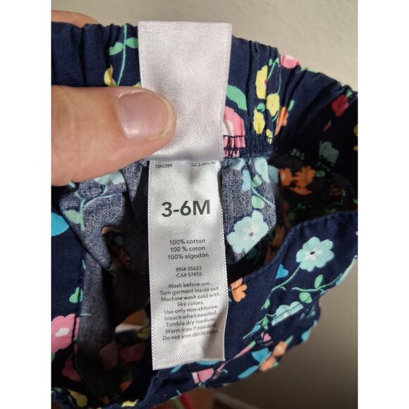 Child of Mine Carter's Outfit Floral Boho Cottage Baby Girls Size 3-6 Months - Picture 8 of 8